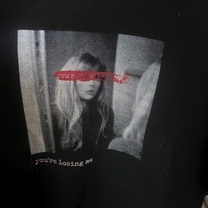 Black Graphic Sweater Taylor Swift inspired